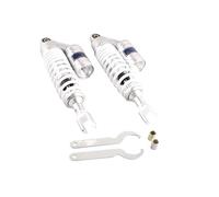Universale Motociclo 320 MILLIMETRI 12.5 "Coppia Posteriore Ammortizzatori Ad Aria Sospensione ATV Quad Scooter Kart Dirt Moto Sportive Sospensione Ammortizzatore(BIANCO)