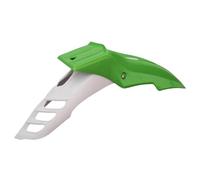 Universale Parafango Anteriore Per Moto Parafango Paraspruzzi Parafango Posteriore Moto Parafango Extender(White green)