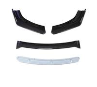 Universale Paraurti Anteriore Auto Lip Body Kit Spoiler Splitter Rosso Lucido Labbra Inferiori Anteriori Diffusore Parte Pala(Bianco di carbonio)