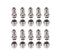 Universale per Montaggio A Pannello 16 mm 2Pin Aviation Connettori Plugs 10 Pz