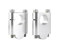 Universale Per Moto Manubrio Riser Per YS125 2017 2018 2019 2020-2024 Per SR250 1980 1981 1982 YS 125 SR 250 Morsetto Per Riser Manubrio Da 22 Mm E 7/8"(Silver Riser 40mm)