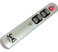 Universale Piccolo Telecomando Seki Slim Argento Grande Pulsanti