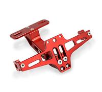 Universale Porta Targa Supporti per Targhe Posteriore Per MT-01 MT-03 MT-07 MT-09 MT-10 TMAX 530 TMAX 500 YZF R1 R3 R6 R25 R125 (Rosso)