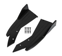 Universale Posteriore Paraurti Labbro Lato Angolo Spoiler Corpo Kit Nero