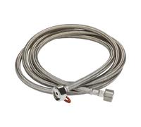 Cavo prolunga per tubo d'afflusso acqua, 3 m, in acciaio inox