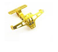 Universale Regolabile Con Luci A Motos Indicatore Direzione Posteriore Portalampada Accessorio Porta Targa Moto In Lega Posteriore Tail Tidy Fender Eliminator Kit(Gold)