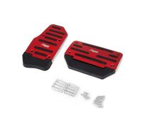 Universale Rosso Gas Acceleratore Pedale E Pedale Freno Cover Piede Pad