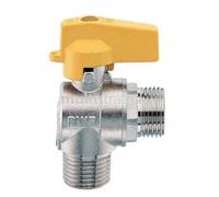 UNIVERSALE Rubinetto a Sfera Angolare Gas Metano E Gpl Centralina