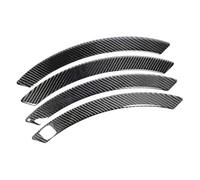 Universale Ruota Arco Sopracciglia Arco Trim Auto per Bentley Mulsanne II 2010 2011 2012 2013 2014 2015 2016,Strisce Protettive per Paraurti Auto Trim AntiGraffio,A-Black