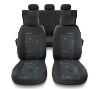 Universale Set coprisedili auto per VW Volkswagen Caddy II III IV V 95-.. UNE-BL