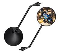 Universale Specchietti Moto E9 Omologati, 2 Pezzi Specchietto Retrovisore M8, Specchietti Retrovisori Regolabili per Scooter, ATV, Moped, Roller, Cruiser