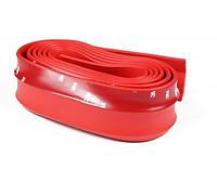 Universale Spoiler Per Paraurti E Porta Battitacco Carbonio Liscio Rosso Fascia