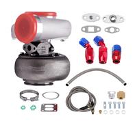 Universale T4 4 Bolt Flange GT45 Turbo Linee dell'Olio Kit linea di scarico