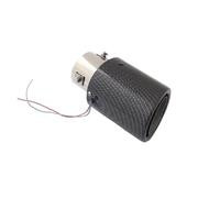 Universale Terminale Di Scarico Terminale Di Scarico Universale Per Auto Modificato Con LED Rosso/blu Luce Silenziatore Turbo Sport(TP-1009-ZJ-R)