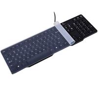 Universale trasparente impermeabile anti-polvere tastiera in silicone Protector cover per computer desktop PC tastiere standard (dimensioni: 44,5 cm × 14 cm)