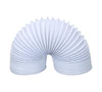 Universale Tubo 100er Sistema Circolare 2,8m PVC Bianco per Asciugatrice