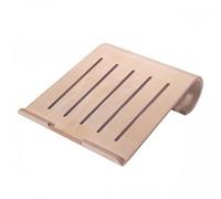 Universale Vero Legno Supporto per Notebook Laptop Netbook Ergonomico Beige