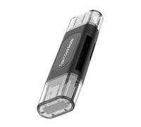 Universali Lettore di Schede di Memoria Con USB Tipo C Interfacce Supporta 128GB SDTF Spine Play Funzione Per Uso Mobile Antiurto Lettore di Schede SDTF Portatile