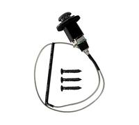 Universally Acoustic Guitar Tailpin Cover 6.35mm Jacks Cap Set Quick Installation Texture Secure Connection Easy Installation Endpin Cover