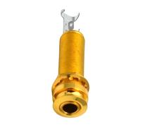 Universals 6,35 mm Split Endpin Jacks Compatibilità con chitarre elettriche acustiche Installazione rapida Costruzione in metallo Amplificatore per chitarra Jack di collegamento