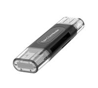 Universals Lettore di Schede di Memoria Con USB Tipo C Interfacce Supporta 128GB SDTF Spine Play Funzione Per Uso Mobile Plug And Play Lettore di Schede SDTF