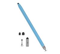 Universals - Pennino capacitivo a due punte 3 in 1, design morbido in silicone, per tablet e telefoni, controllo preciso del tocco, penna capacitiva a due punte con testa in silicone
