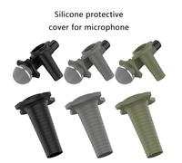 Universals - Protezioni in silicone per microfoni ammortizzanti, con aperture di precisione, professionali, per studio e palcoscenico, assorbimento degli urti