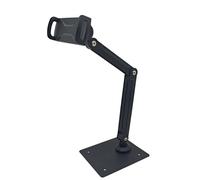 Universals - Supporto pieghevole per tablet, con braccio regolabile e girevole a 360°, per dispositivi da 4 a 13 pollici, per lavoro e tempo libero, docking station