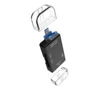 Universals USB C SDTF SDXCs MicroSD Card Reader OTG Supportato Per Veloce Trasferimento Dati PC Card Reader