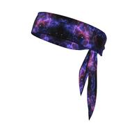 Universe Galaxy Star Space Print Sport Head Tie Bandane - Comode fasce per il sudore atletiche per corsa, yoga, ciclismo e altro ancora