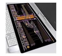 Universe galaxy Tappetino Mouse Gaming, Grande Anime Mouse Pad XXL 800x300mm Confortevole, Lavabile, 3mm Antiscivolo Tappetino Scrivania Supporto per Ufficio Computer, Adatto per computer e PC, F