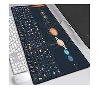 Universe galaxy Tappetino Mouse Gaming, Grande Anime Mouse Pad XXL 800x300mm Confortevole, Lavabile, 3mm Antiscivolo Tappetino Scrivania Supporto per Ufficio Computer, Adatto per computer e PC, H