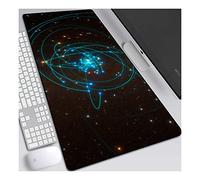 Universe galaxy Tappetino per XXL Mouse da Gioco - Gaming Mousepad Extra Grande 900 x 400mm - Pad 3mm con Base in Gomma Antiscivolo - Spessore 3mm Anime Tappetino Mouse,H