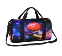Universe Planet Sport Borsone Galaxy Planet Weekend Pernottamento Borsa Casual Tote Borsone Viaggio Palestra Bagaglio Duffel Bag per Bambini Ragazze Ragazzi Donne Uomini