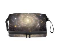 Universe Sky - Beauty case a doppio strato per donne e ragazze, borsa da viaggio per cosmetici, pratica borsa organizer con scomparto per pennelli, Multi, 27x15x14 cm/10.6x5.9x5.5 in, Beauty case