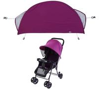 Universel - Parasole per carrozzina, protezione solare pieghevole, impermeabile e antivento, per passeggino UPF50+, anti-raggi UV