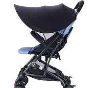 Universel - Parasole per carrozzina, protezione solare pieghevole, impermeabile e antivento, per passeggino UPF50+, anti-raggi UV
