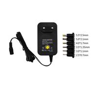 Universelles, einstellbares AC/DC-Netzteil 30 W 3 V-12 V 2 A Schwarz