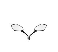 Universial 2Pcs Coppia 8mm 10mm Specchio Moto Scooter E-Bike Specchi Retrovisori Elettromobile Specchio Convesso Lato Posteriore Specchietto Retrovisore Specchi Laterale(10MM)