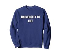 università della Vita Felpa, Unisex per Adulti, Navy, L