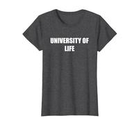 università della Vita Maglietta, Donna, Grigio Scuro, L