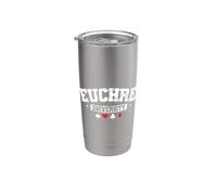 Università Euchre Bicchiere termico in acciaio inox doppia parete