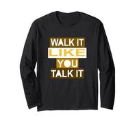 Università Varsity-Gold Walk/Talk IT Università Varsity-Gold Maglia a Manica