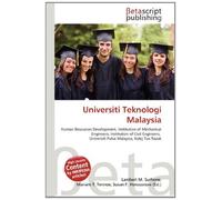 Universiti Teknologi Malaysia: Human Resources Development, Institution of Mechanical Engineers, Institution of Civil Engineers, Universiti Putra Malaysia, Kolej Tun Razak