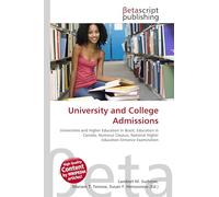 University and College Admissions: Universities and Higher Education in Brazil, Education in Canada, Numerus Clausus, National Higher Education Entrance Examination