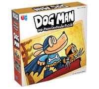 University Games 33847 Dog Man Adventures 100 Piece Lenticular Jigsaw Puzzle, Mu