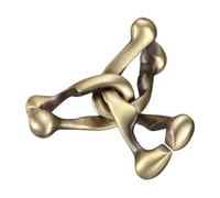 University Games Hanayama Level 6 Cast Metal Brain Teaser Puzzle - Trinity