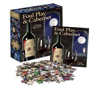 University Games Jigsaw Shaped Puzzle 1000 Pieces 23"X29"-Foul Play & Cabernet