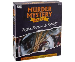 University Games Murder Mystery Party Game-Pasta, Passion & Pistols