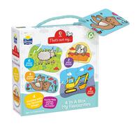 University Games That's Not My... 4-in-1 My Favourite Things Puzzle Set, 18 mont